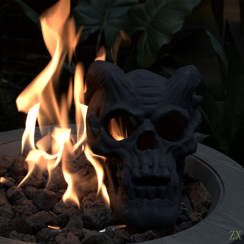 17 Stories Refractory Materials Fireproof Imitated Human Fire Pit